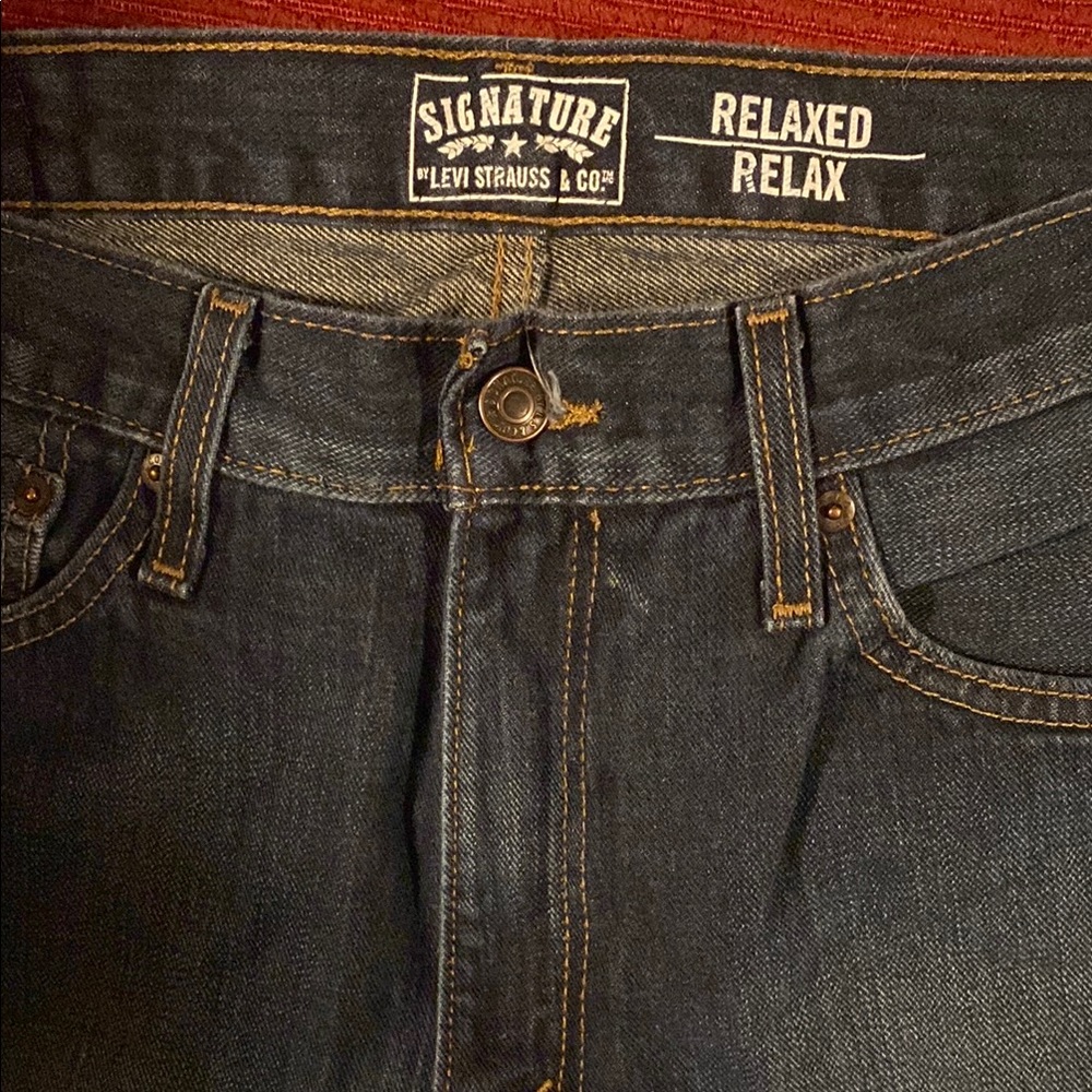 Levi's Relaxed Blue Jeans Classic Denim